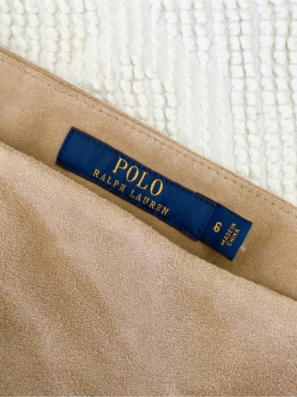 Polo Ralph Lauren Suede Fringe Skirt - Picture 2 of 8